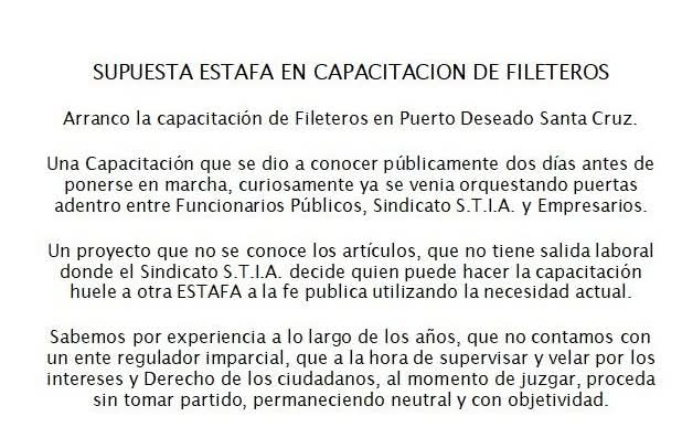 noticiaspuertosantacruz.com.ar - Imagen extraida de: https://deseadonoticias.com/2024/12/06/el-gremio-sitial-denuncia-supuesta-estafa-en-la-capacitacion-de-fileteros/